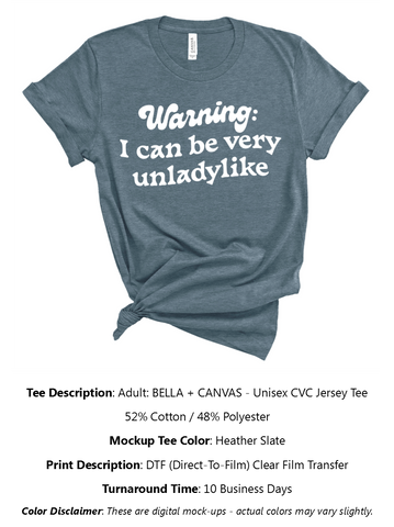 Unladylike T-Shirt Pack