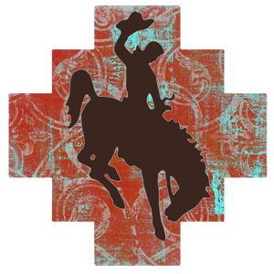 Vintage Bronc Rider Print
