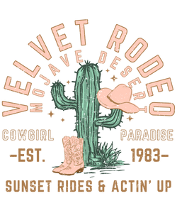 Velvet Rodeo Print