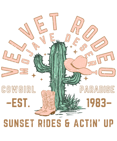 Velvet Rodeo Print