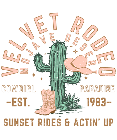 Velvet Rodeo Print