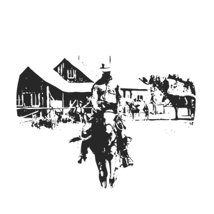 Western Cowboy Print