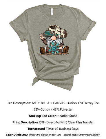 Western Gnome T-Shirt Pack