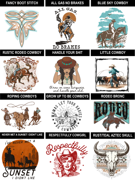 Create-Your-Own Western Long Sleeve Tee