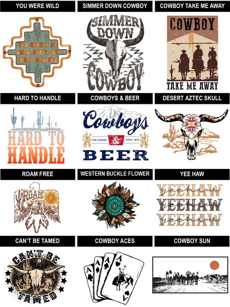 Create-Your-Own Western Long Sleeve Tee