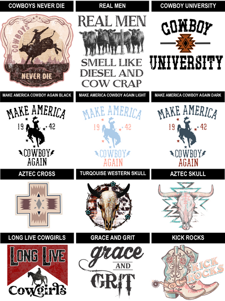 Create-Your-Own Western Long Sleeve Tee