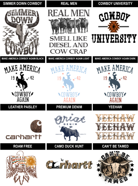 Create-Your-Own Western Crewneck