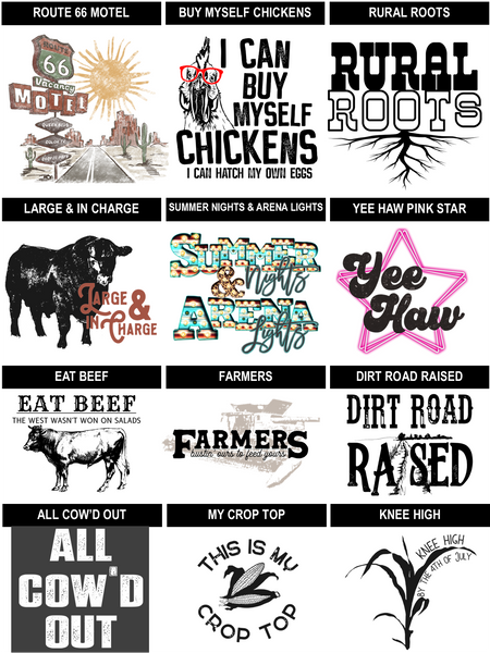 Create-Your-Own Western Long Sleeve Tee
