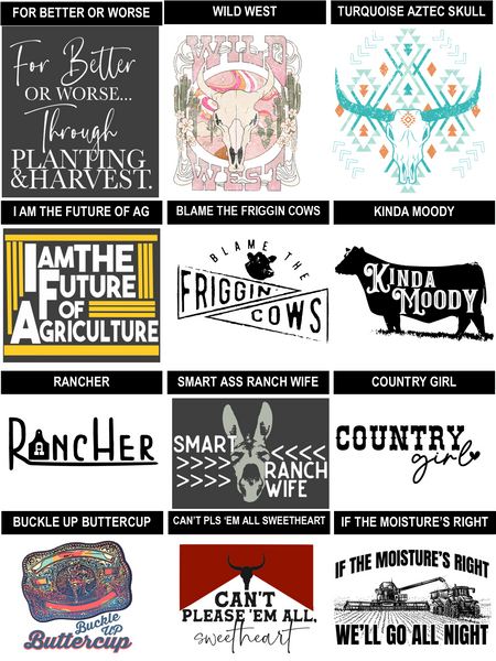 Create-Your-Own Western Long Sleeve Tee