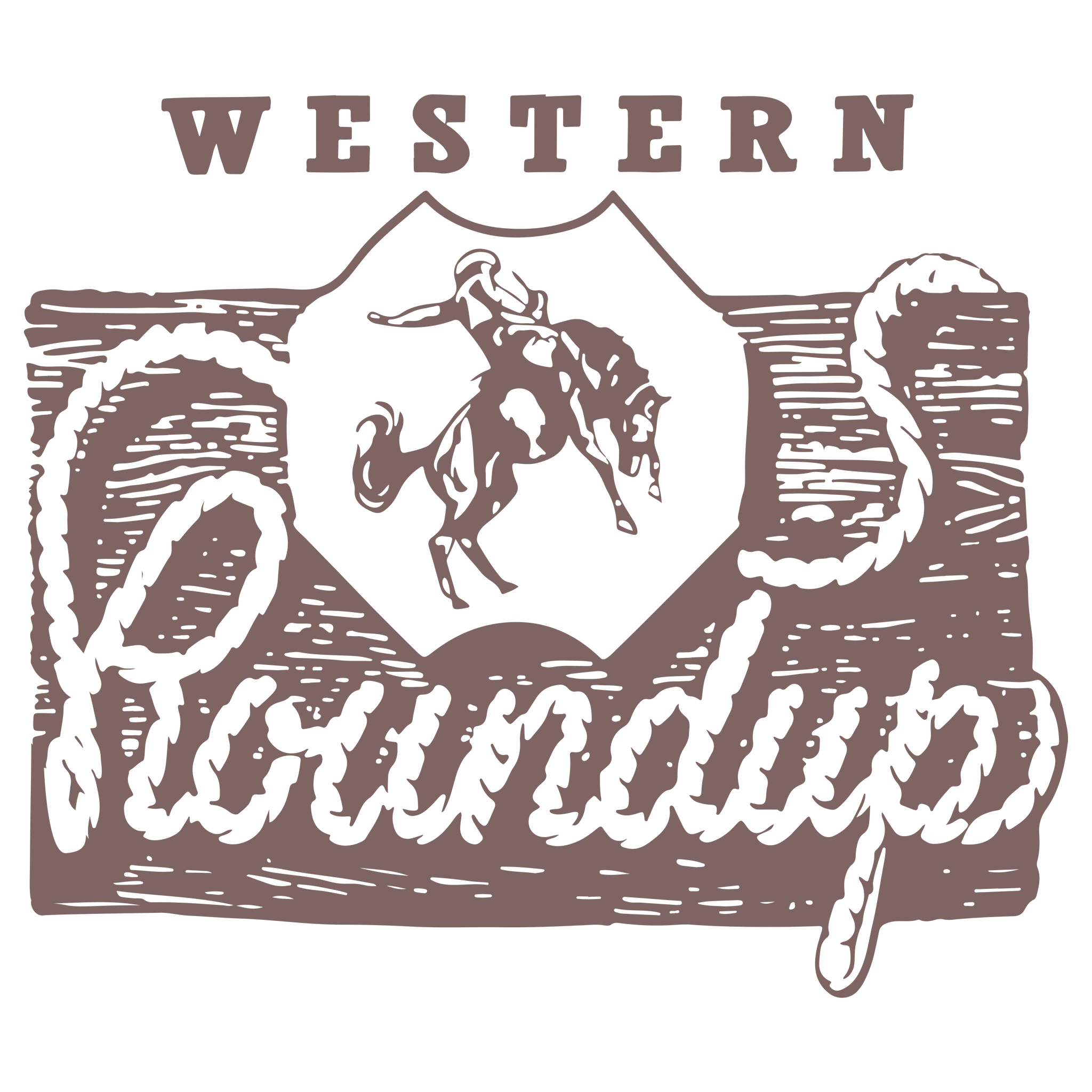 Western Roundup Print