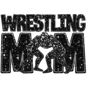 Sequin Wrestling Mom Print