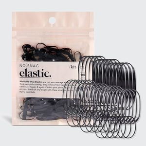 No-Snag Elastic 100pc - Black