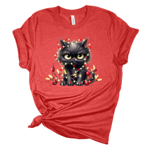 Angry Christmas Kitten Tee