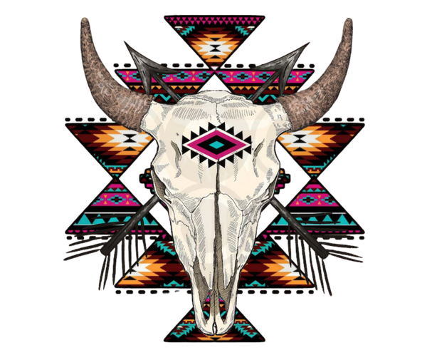 Aztec Arrow Skull Prints