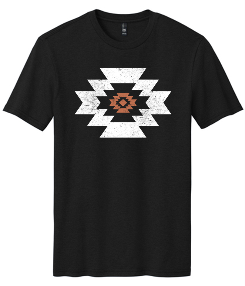 Aztec White/Rust Tee