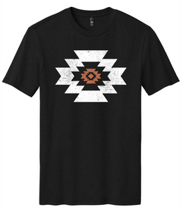 Aztec White/Rust Tee