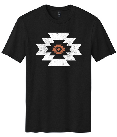 Aztec White/Rust Tee