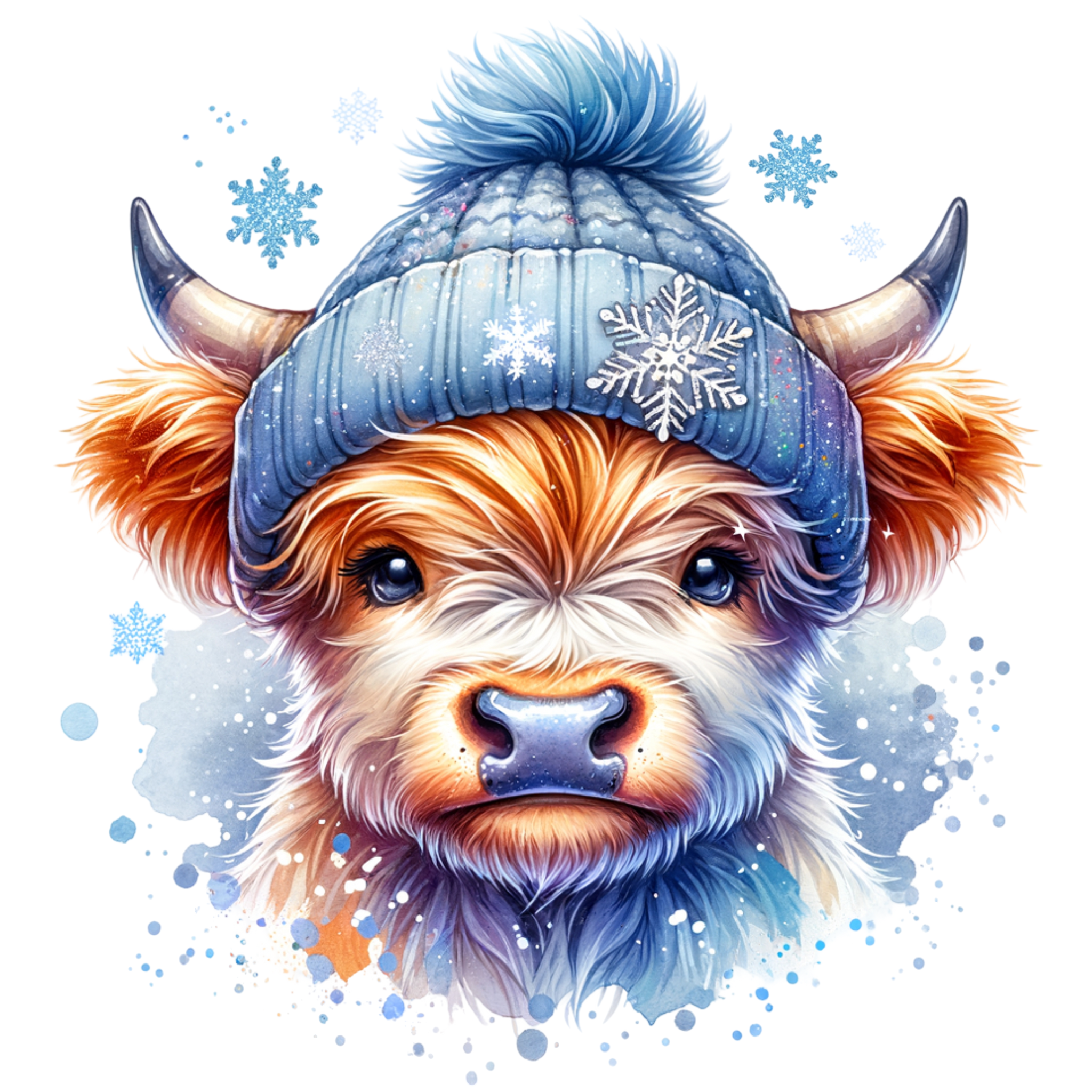 Youth Winter Wonderland Cow Tee