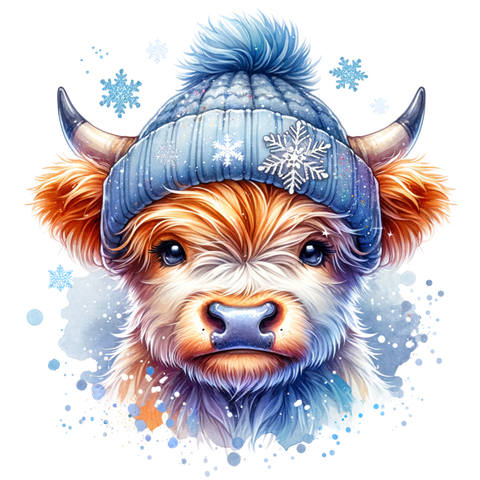 Youth Winter Wonderland Cow Tee