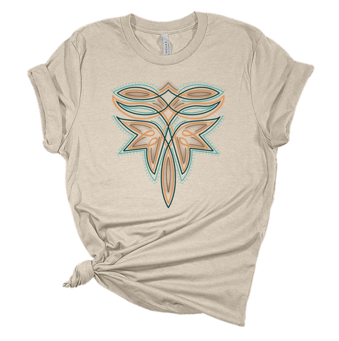 Boot Stitch Rhinestone Tee