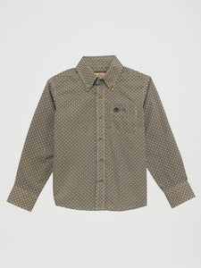 Wrangler Boys Long Sleeve Button Up Shirt