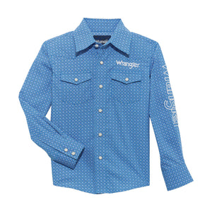 Wrangler Boys Logo Long Sleeve