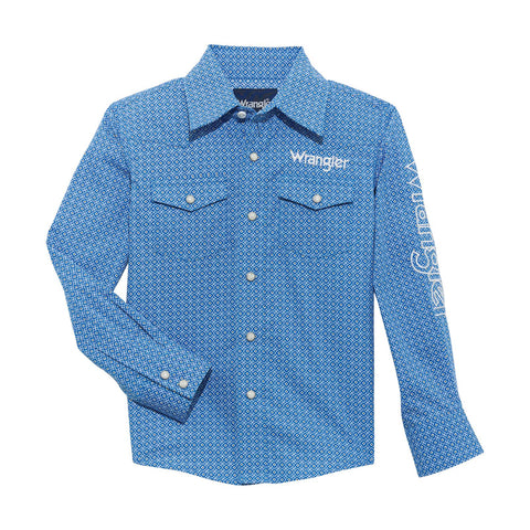 Wrangler Boys Logo Long Sleeve