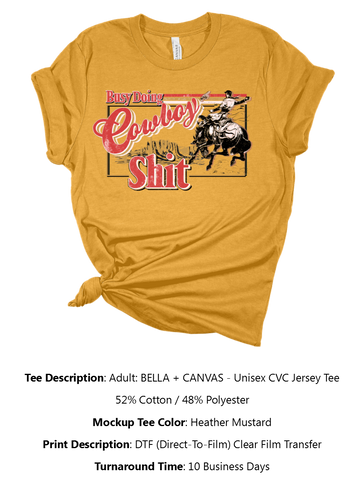 Busy Doing Cowboy Sh*t T-Shirt Pack