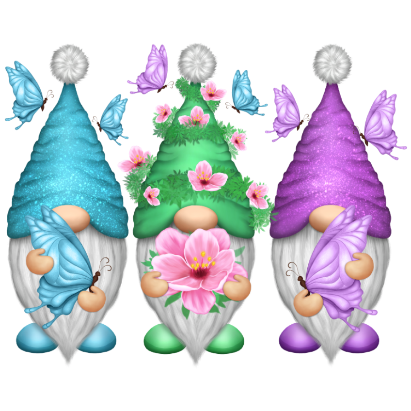 Butterfly Gnomes Print