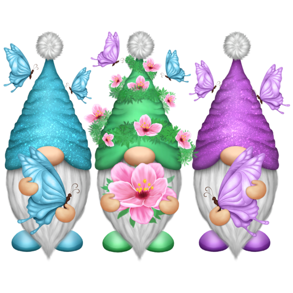 Butterfly Gnomes Print