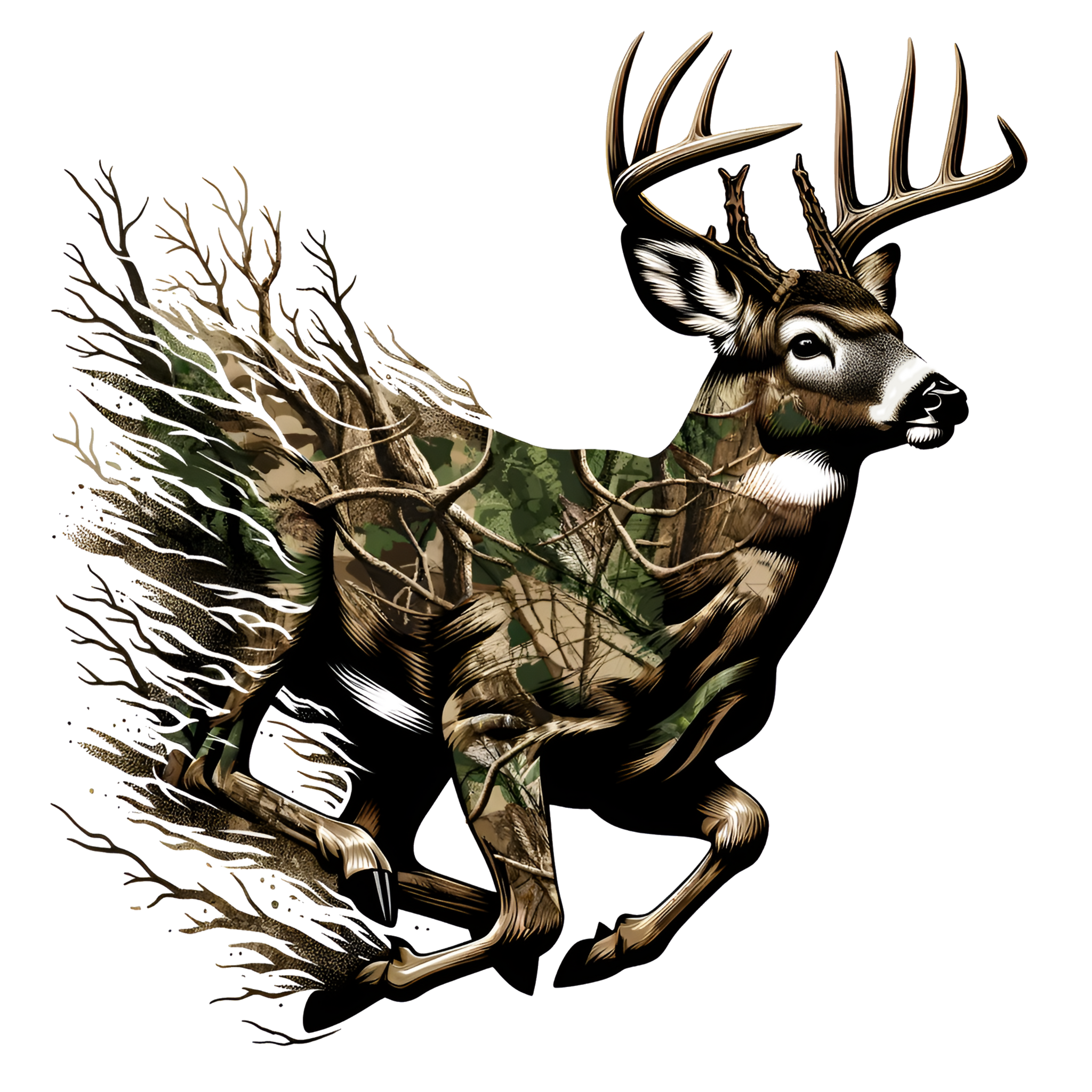 Camo Deer Print
