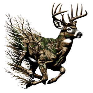 Camo Deer Print