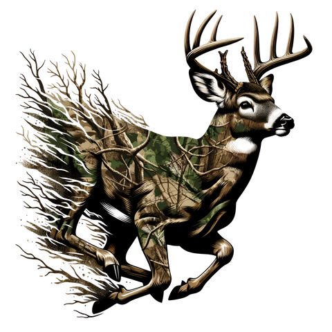Camo Deer Print