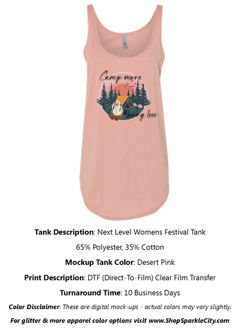 Camp More Worry Less Tank Top Pack
