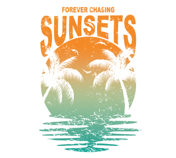 Chasing Sunsets Print