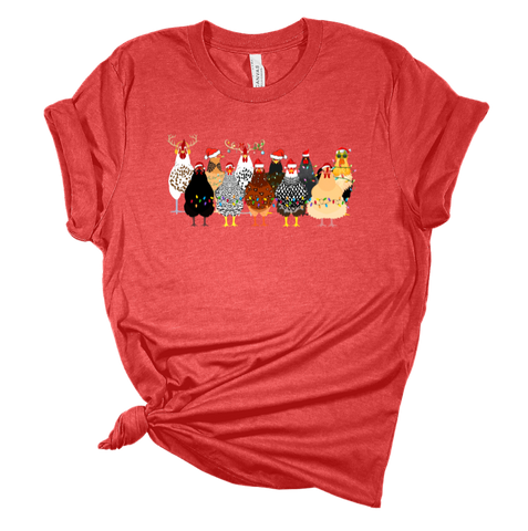 Christmas Chickens Tee