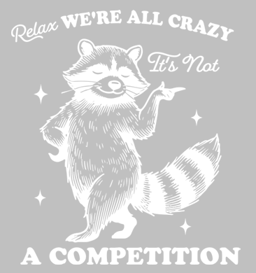 Competition Raccoon Print