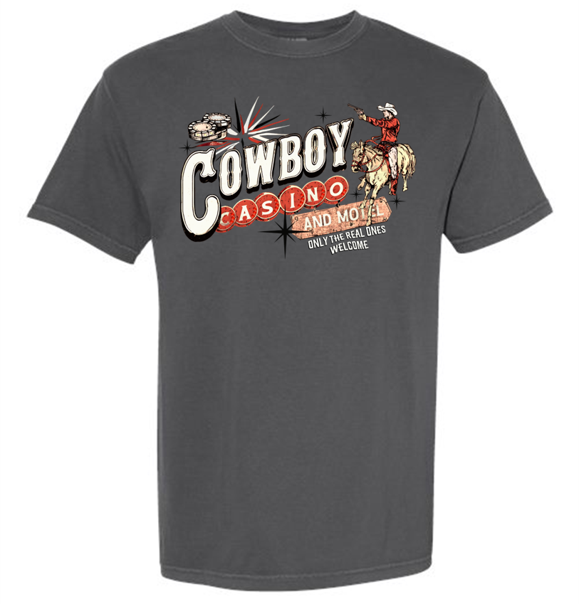 Cowboy Casino Rhinestone Tee