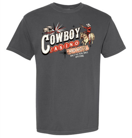 Cowboy Casino Rhinestone Tee