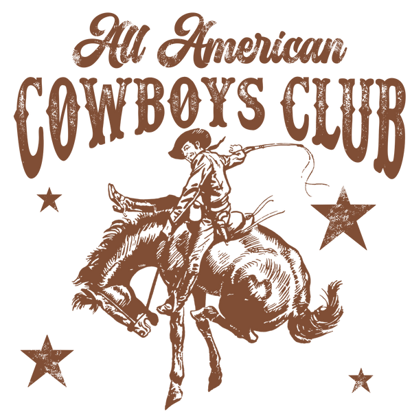 Cowboys Club Print