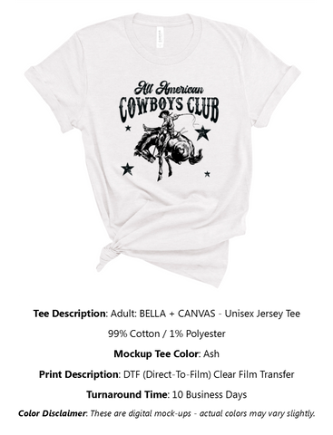 Cowboys Club T-Shirt Pack