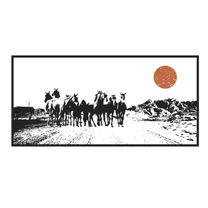 Cowboy Sun Print