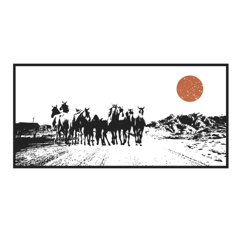 Cowboy Sun Print