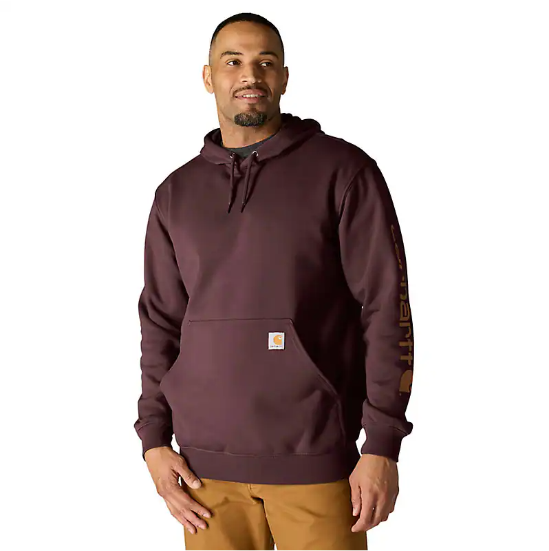 Carhartt Loose Fit Midweight Logo Sleeve Graphic Hoodie