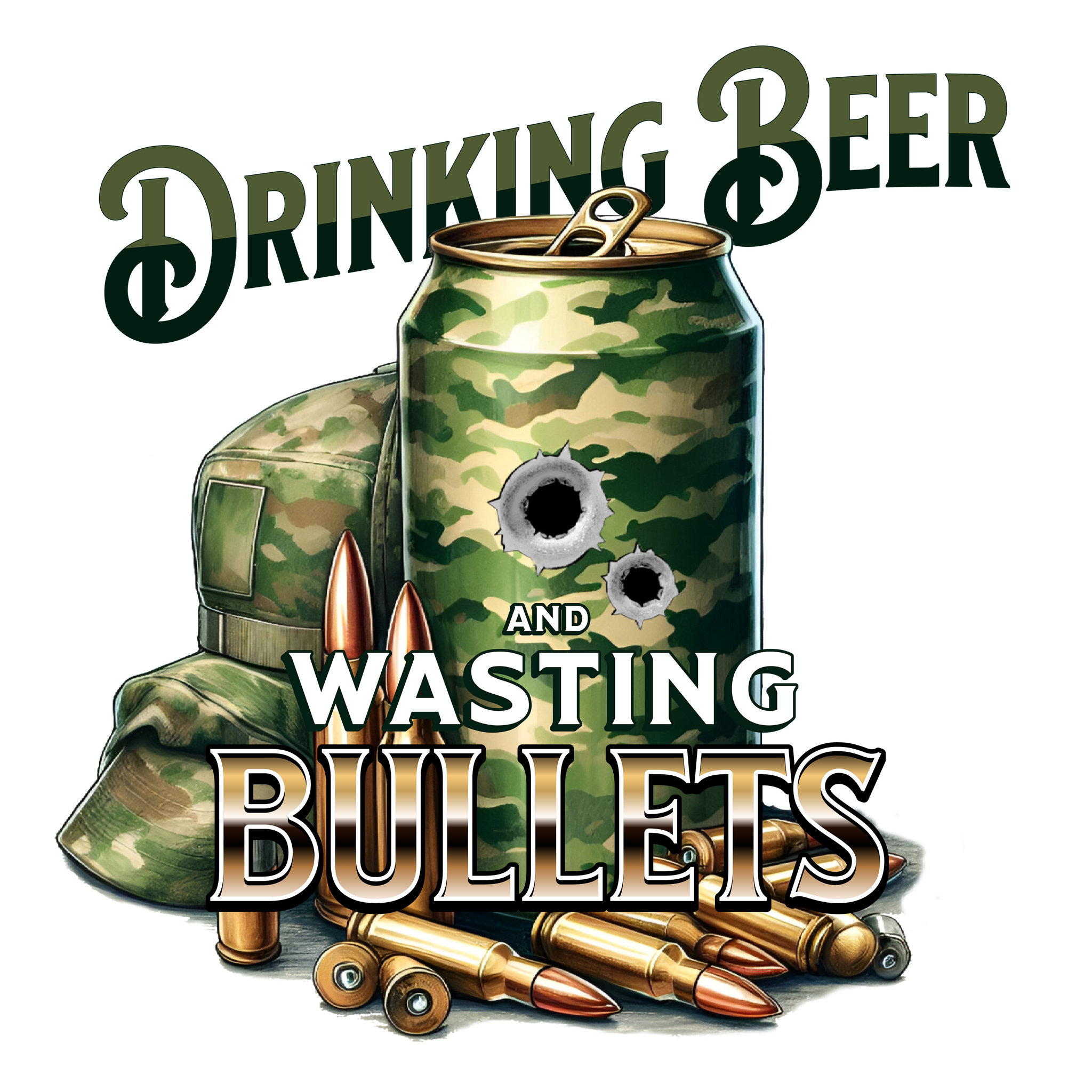 Wasting Bullets Print