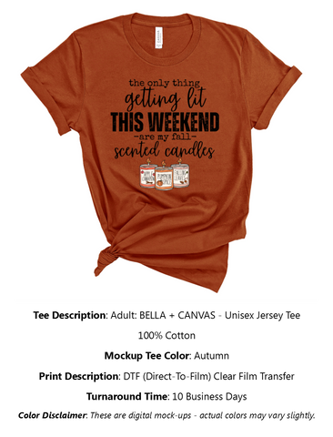 Fall Candles T-Shirt Pack