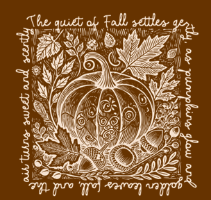 Fall Words Pumpkin Prints
