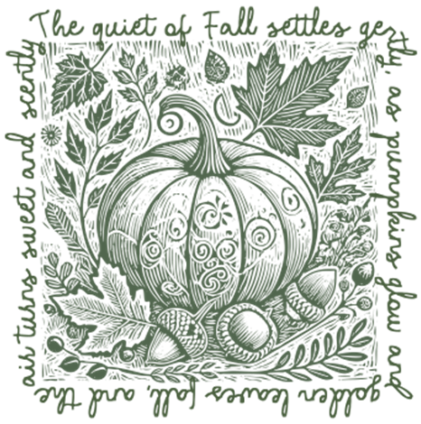 Fall Words Pumpkin Prints