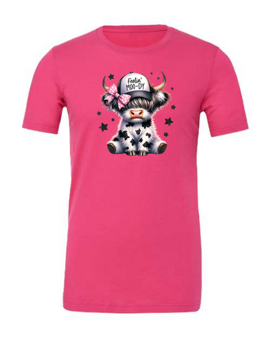 Feelin' Moo-dy Tee
