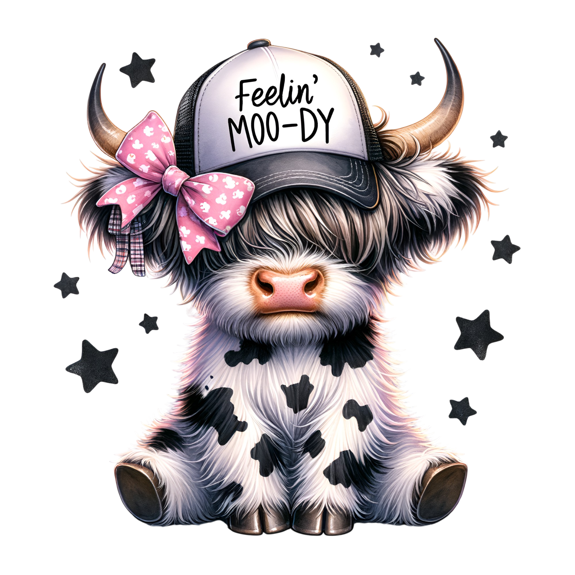 Feeling MOO-DY Print